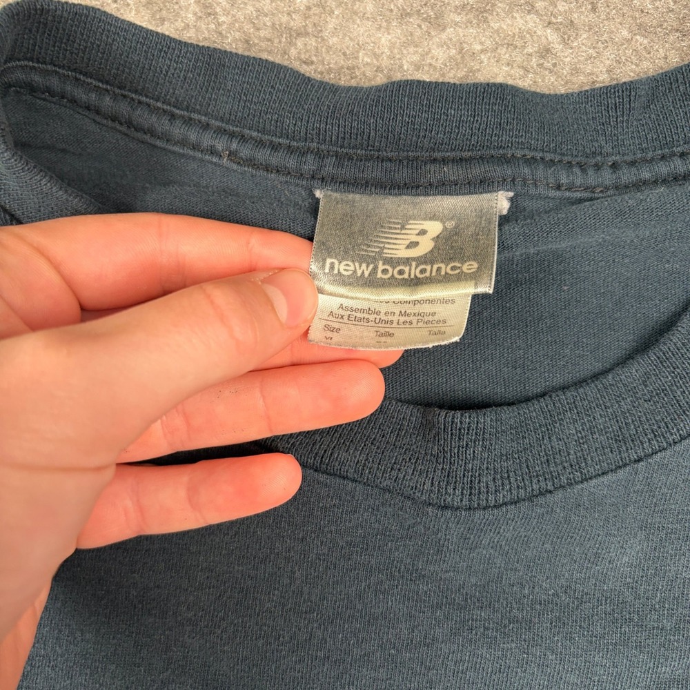 New‎ Balance Graphic T-Shirt Mens XL Black Wake Forest Basketball 2006 Y2K Tee - Picture 5 of 10